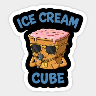 Ice Cream Cube Sticker